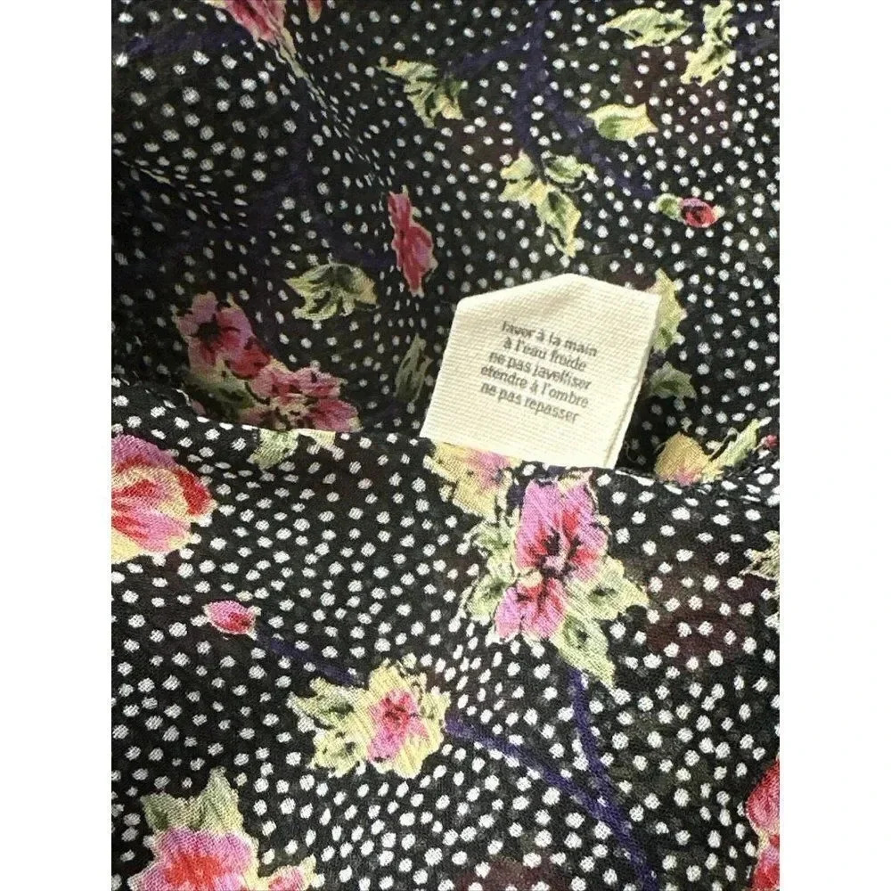 Pins and Needles Boho Multicolor Floral Tunic Babydoll Top Size XS - Picture 11 of 16